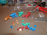 materials - metallic polymer clay